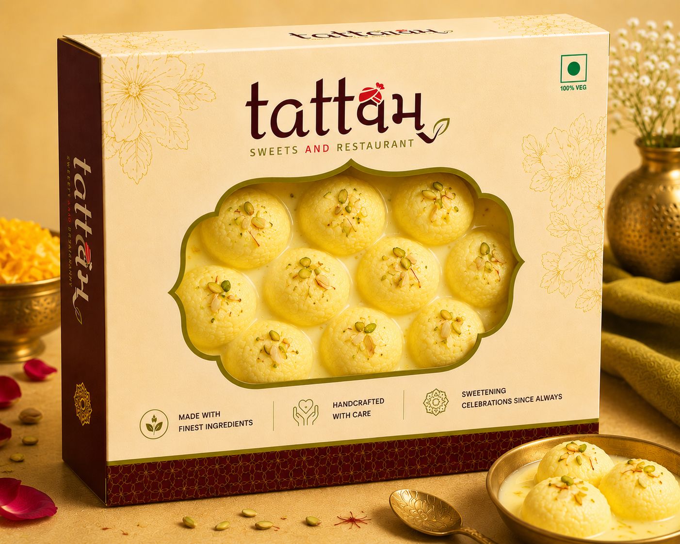 Rasmalai — Tattvam Sweets